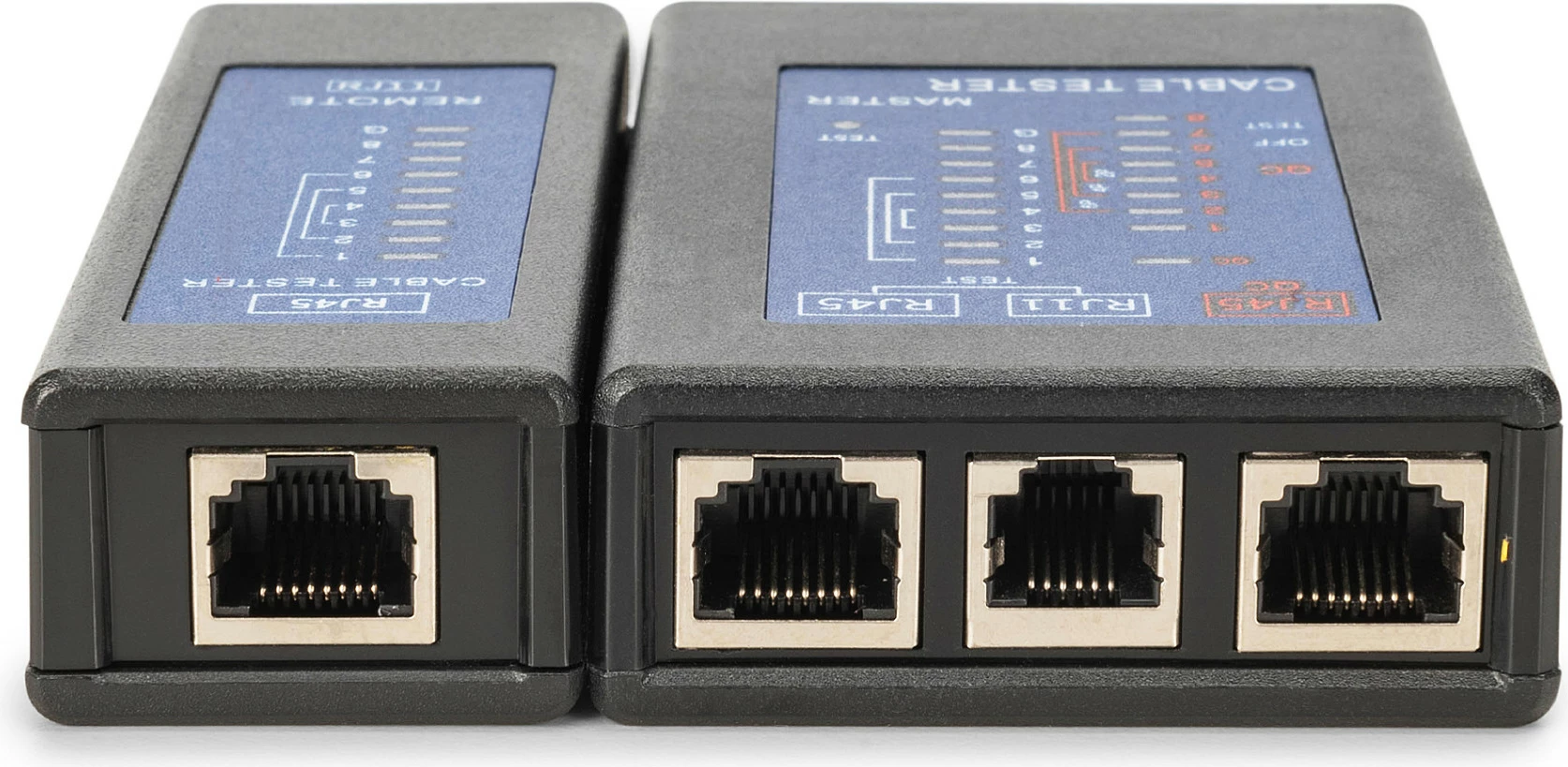 Tester kablli rrjeti Digitus RJ45 PoE, me LED, i zi