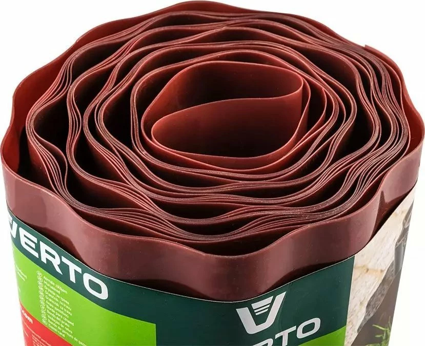 Kufizues lëndine Verto 15G515 20 cm x 9 m, kafe