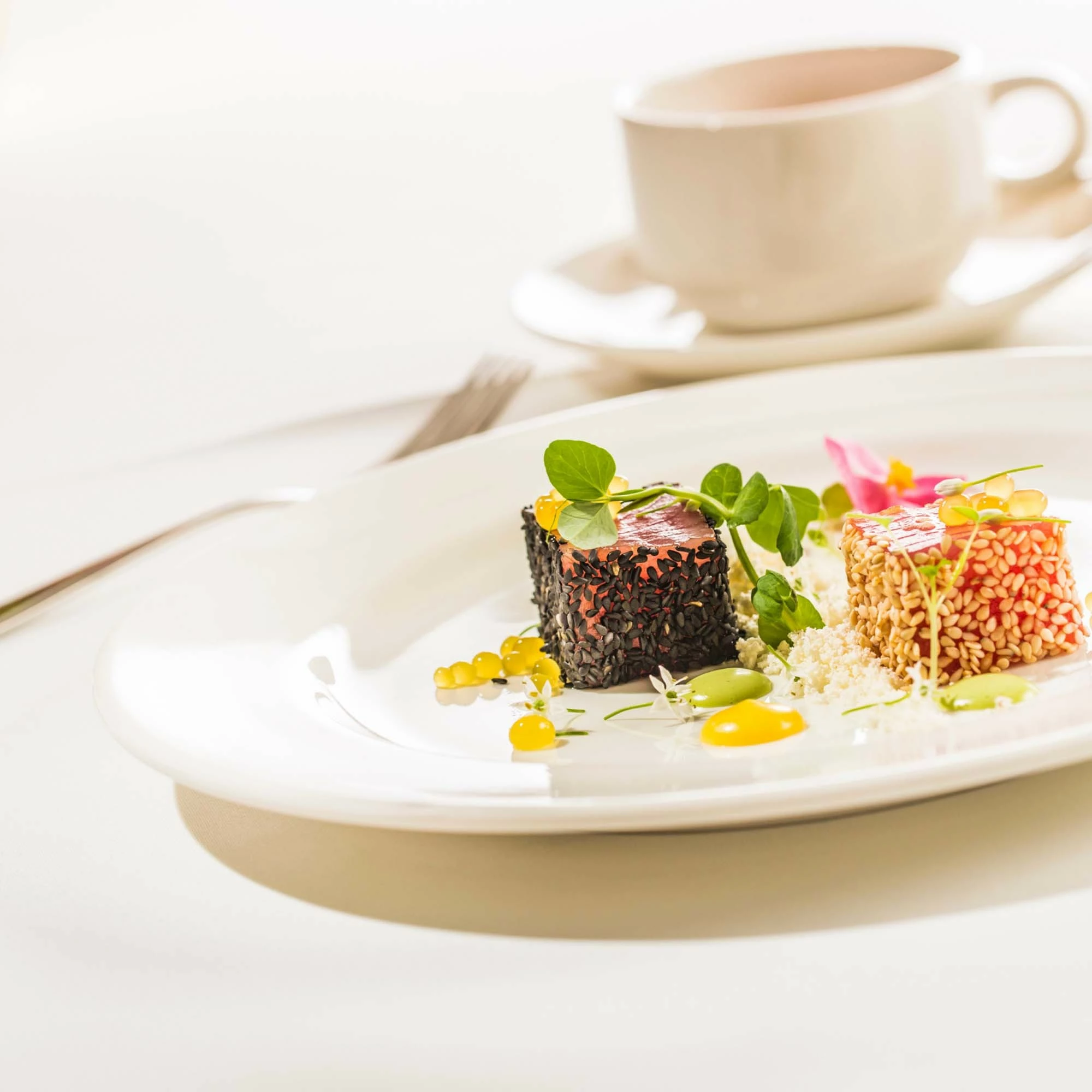 Pjatë e sheshtë Fine Dine Crema Ø300 mm, krem, set 6 copë