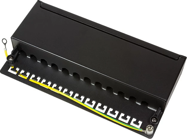Patch panel LogiLink 12-Port Cat6 STP, desktop, i zi
