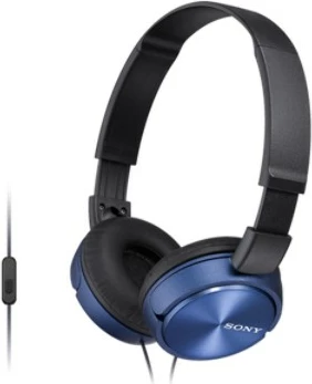 Kufje Sony MDR-ZX310AP me mikrofon, kabllo 1.2m, Blu
