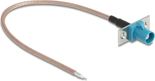Kabllo antene DeLOCK 90726 RG-316/U, 0.2m, FAKRA Z (mashkull), 50Ω, blu/kafe