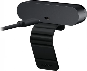 Kamerë web Logitech BRIO 4K Ultra HD (960-001106), 13MP, USB 3.2, me mikrofon, e zezë