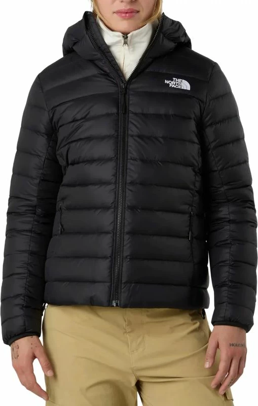 Jakne për femra The North Face W Down Hooded NF0A8D3EJK31, e zezë [Madhësia: L]