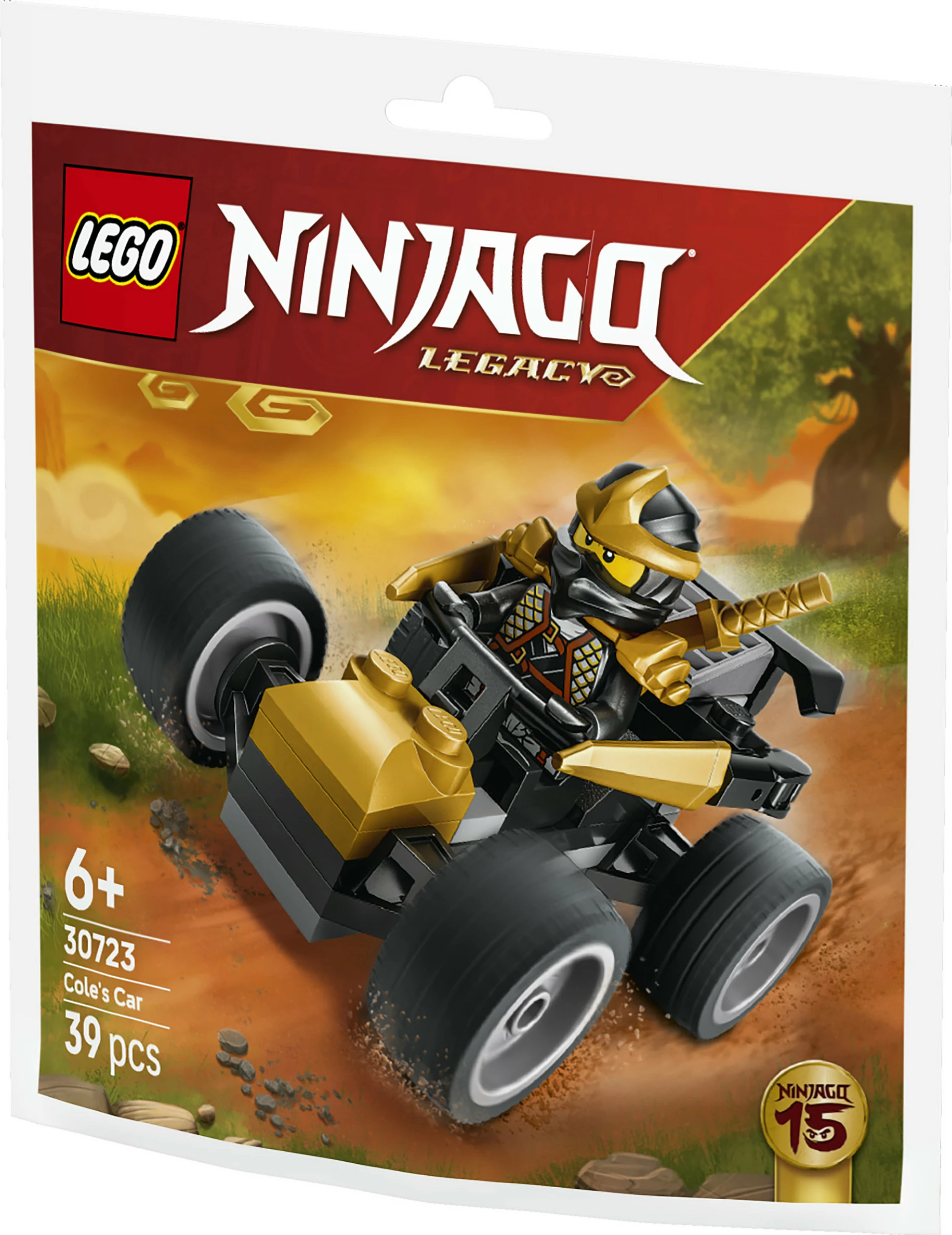 Set ndërtimi LEGO NINJAGO Legacy 30723 Cole's Car, 39 pjesë, 6+, multikolor