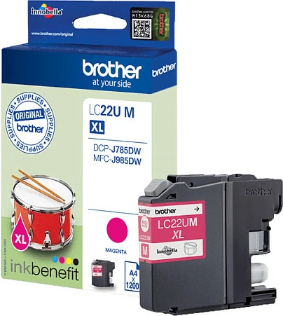 Toner Brother LC22UM XL magenta për DCP-J785DW/MFC-J985DW