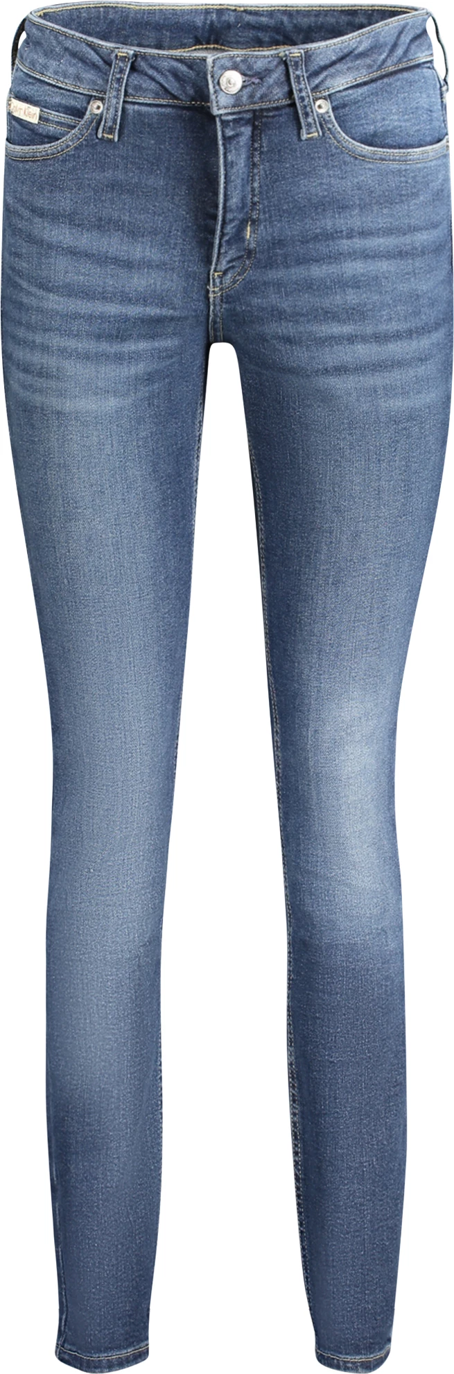 Jeans për femra Calvin Klein skinny, blu