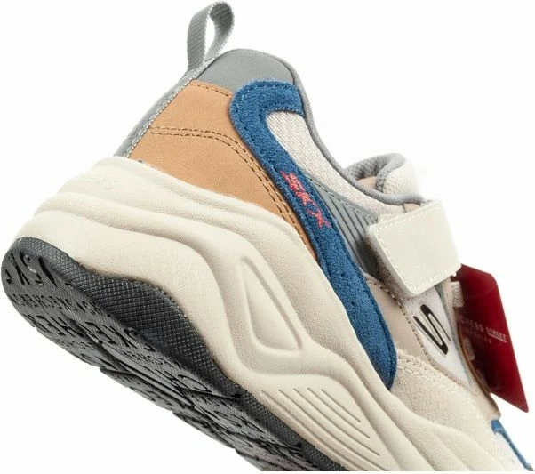 Atlete për djem Skechers Nova Jogger Velcro 419001L/NTBL, bezhë/blu [Madhësia: 30]