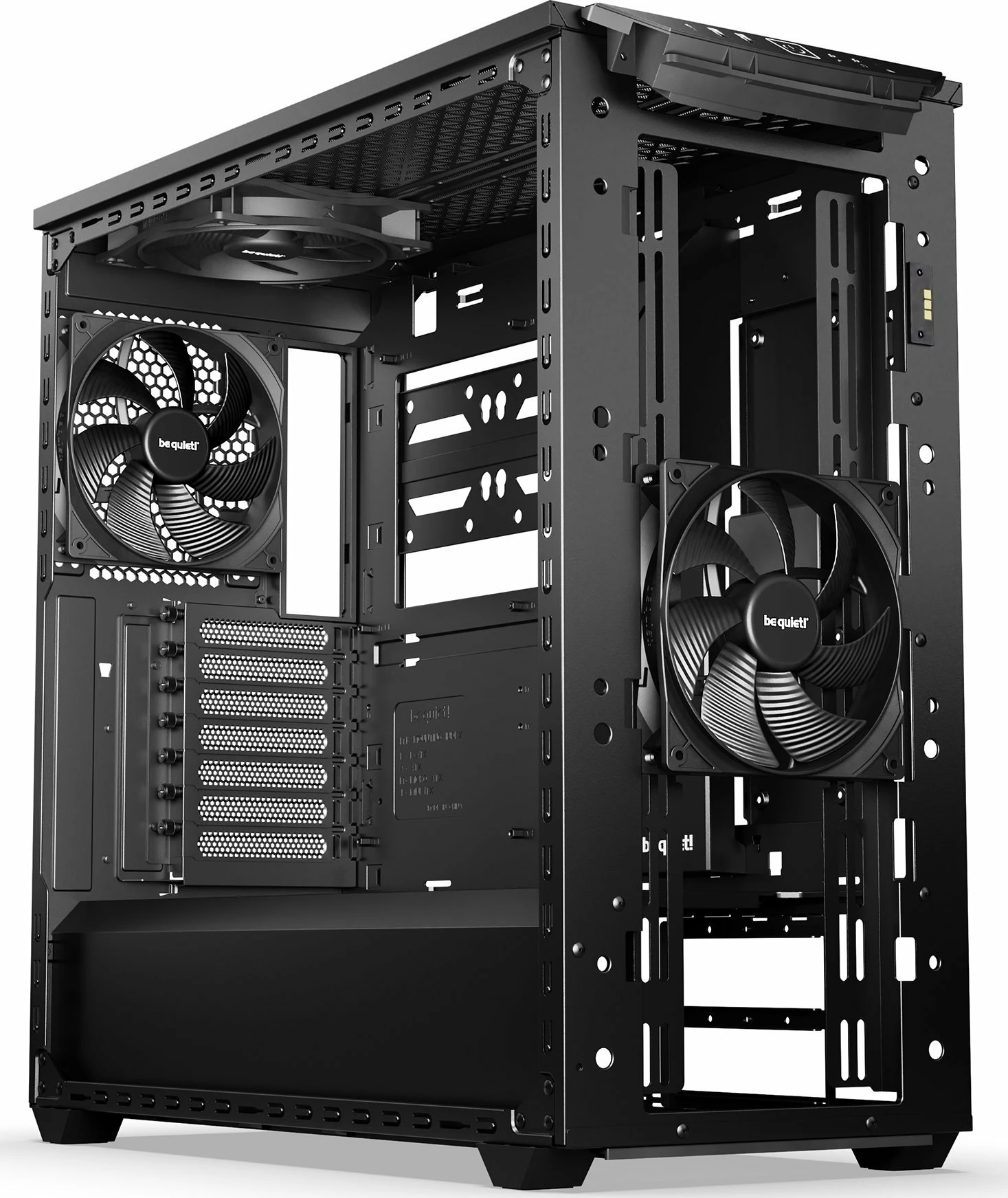 Kasë be quiet! Shadow Base 800 DX BGW61 Midi Tower ATX/eATX, ARGB, xham i temperuar, 3x 140mm PWM, USB-C, e zezë
