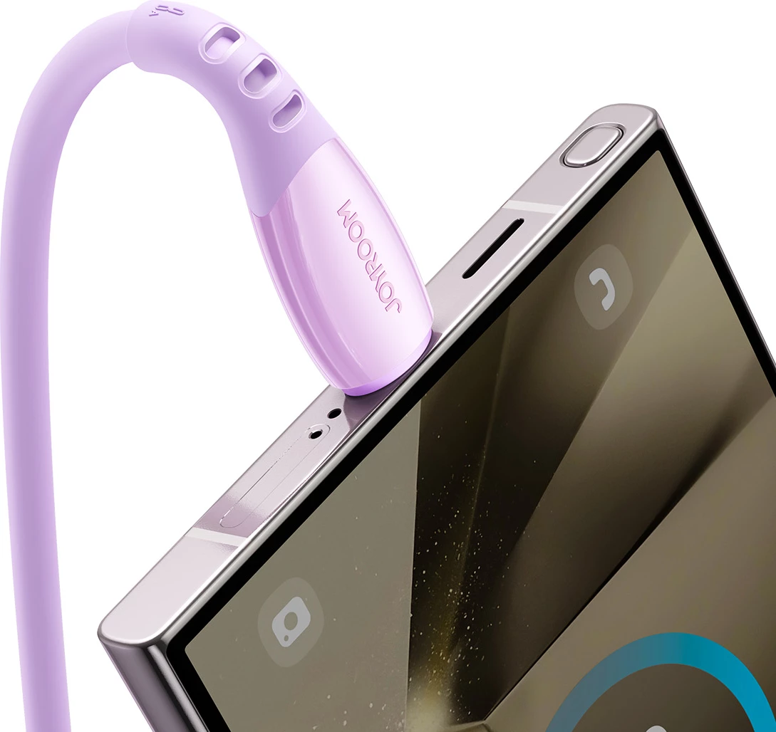 Kabllo USB-A në USB-C Joyroom S-A59 Vibrant Series 1.2m 3A USB 2.0, vjollcë, paketim kuti