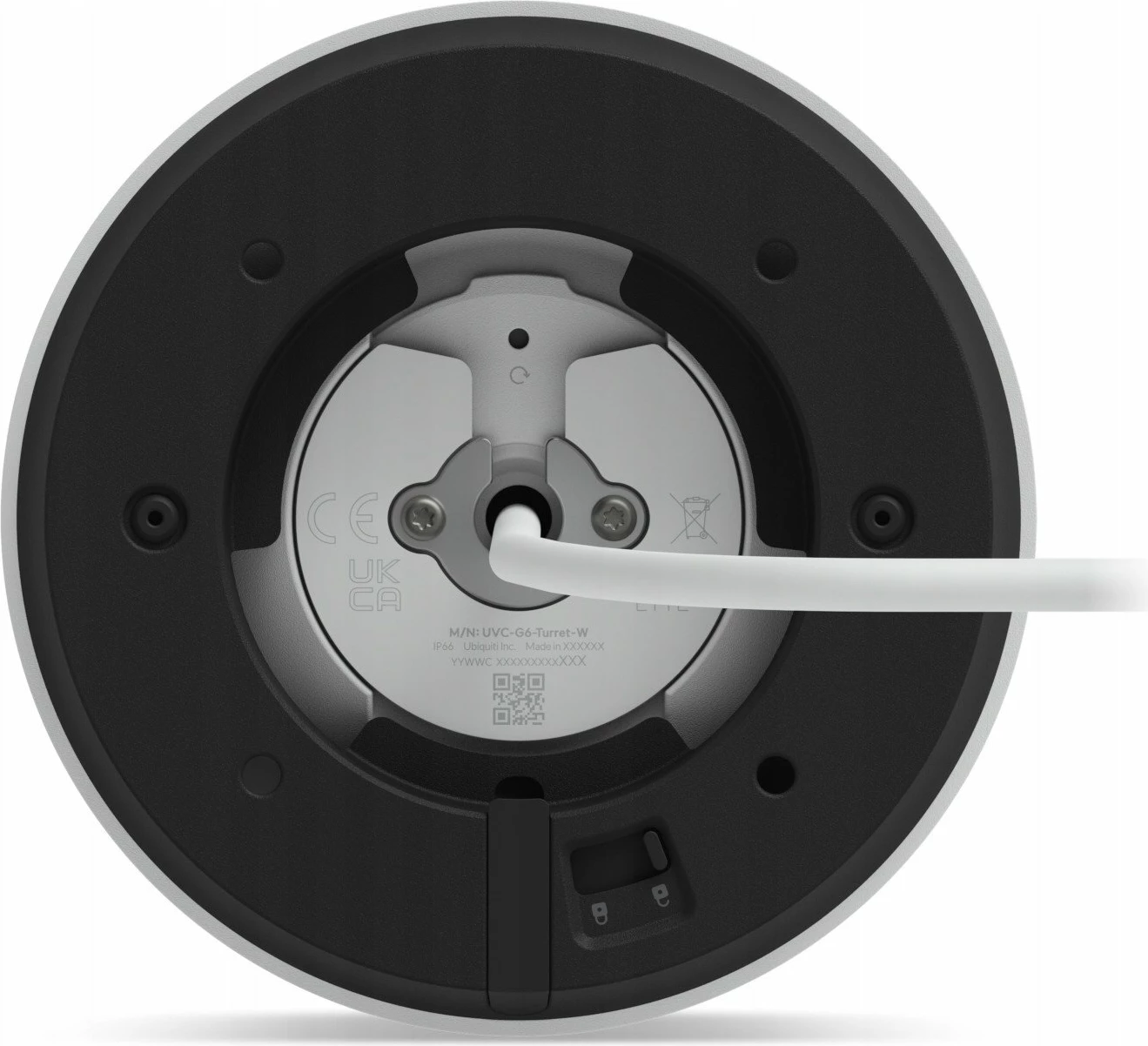 Kamerë IP Ubiquiti UniFi G6 Turret UVC-G6-Turret-W 4K PoE, e bardhë