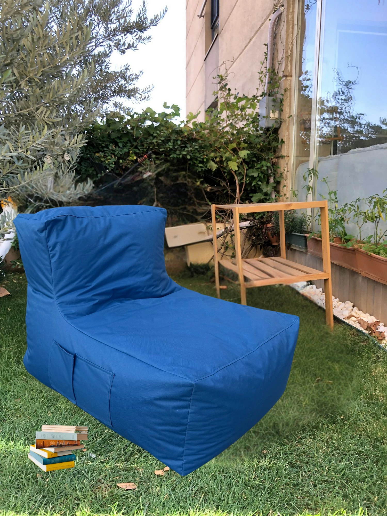 Sedir XXL Bean Bag, ngjyrë kaltër