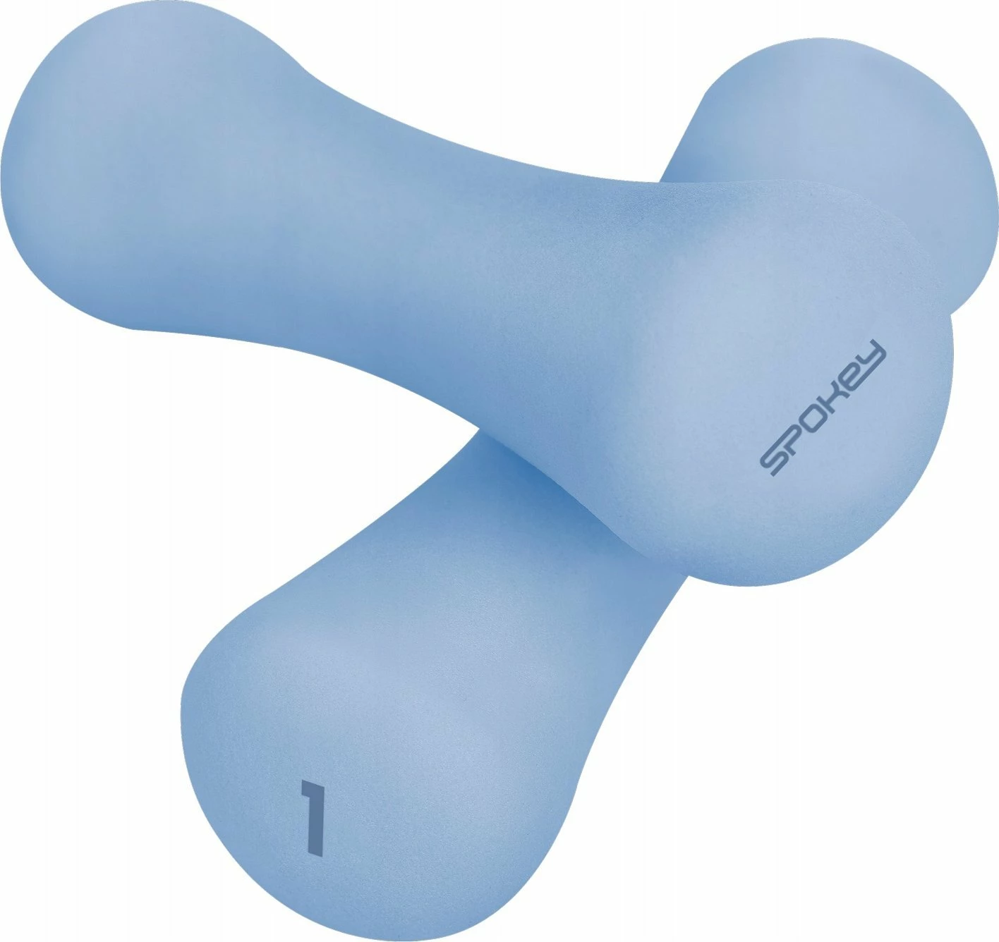 Set hantela Spokey BONE 2 x 1 kg, neopren, blu