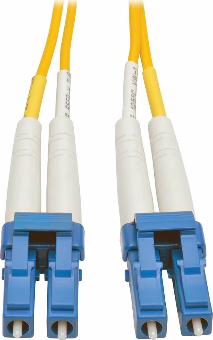 Kabllo patch fiber optike Eaton Tripp Lite N370-02M, LC-LC, singlemode 9/125, duplex, 2 m, e verdhë