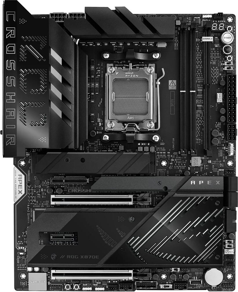Pllakë amë ASUS ROG CROSSHAIR X870E APEX, Socket AM5, ATX, e zezë
