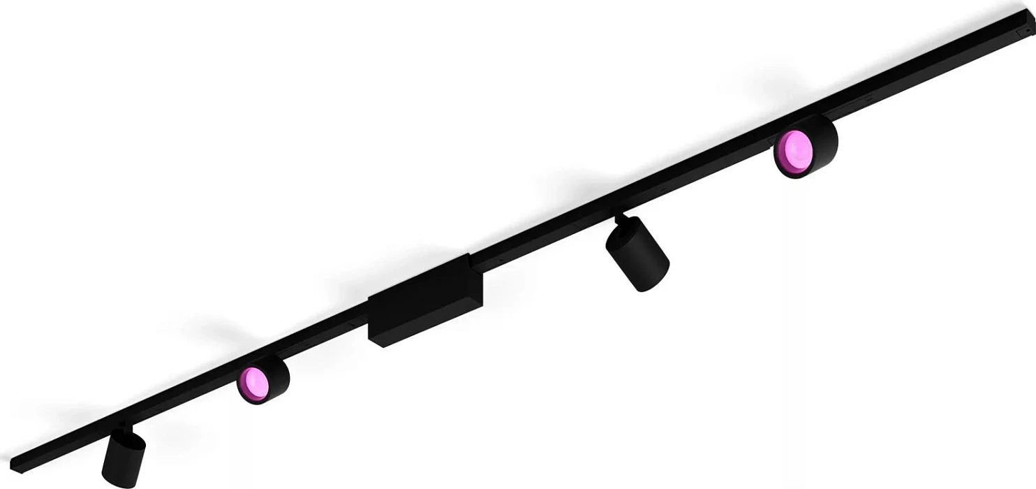 Ndriçues smart Philips Hue Perifo, 4 spote, Bluetooth, LED, i zi