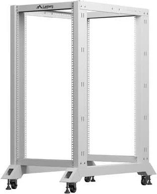 Raft i hapur serverik, Lanberg OR01-6022-S, 19" 22U 600x1000, kapacitet 600 kg, gri
