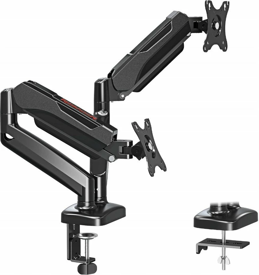 Mbajtëse tavoline për 2 monitorë Redragon GMK-915 13"-32", VESA 75x75/100x100, deri 9 kg, e zezë