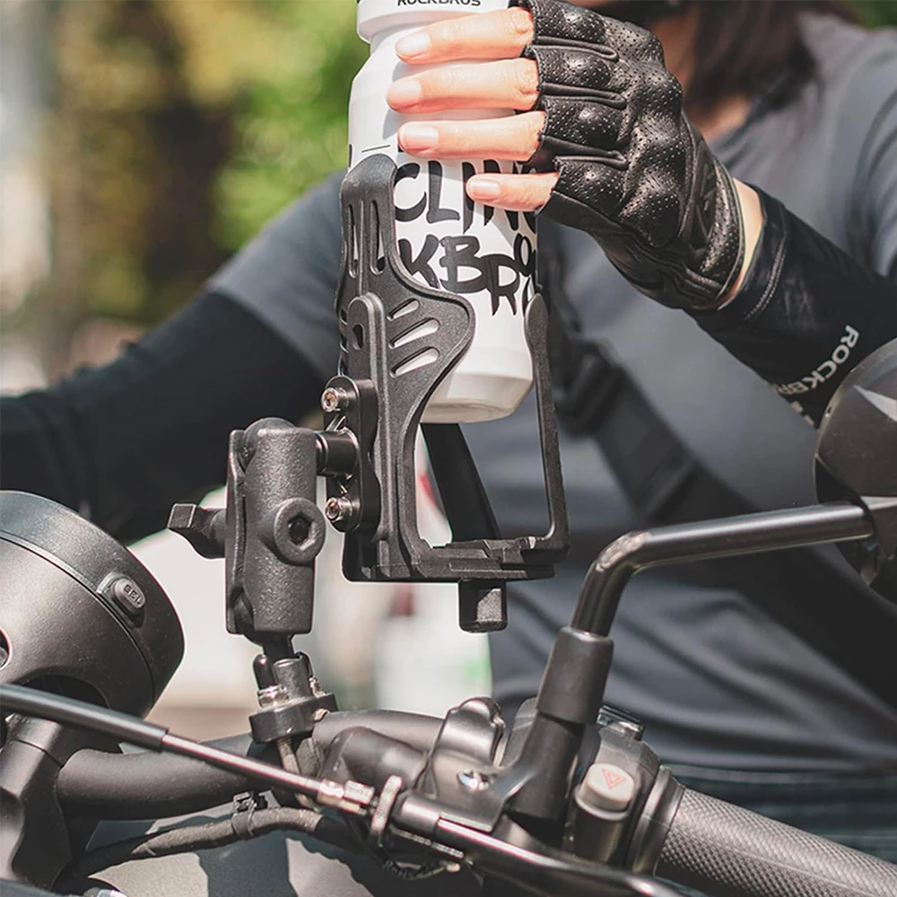 Mbajtëse shishe uji për timon biçiklete Rockbros 31210008002, e zezë