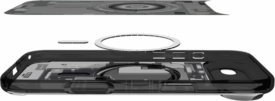 Mbështjellës Spigen Ultra Hybrid MagSafe për iPhone 17 Air, i zi