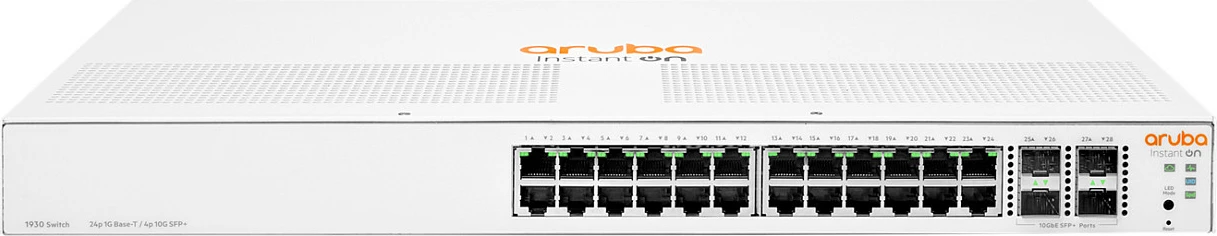 Switch HPE Aruba Instant On 1930, 24x Gigabit, 4x SFP+ 10G, Managed L2+, Rack 1U
