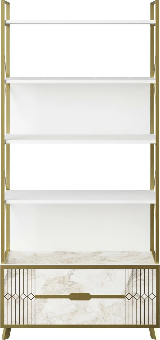 Raft librash Hanah Home Frida, 90cm, i bardhë