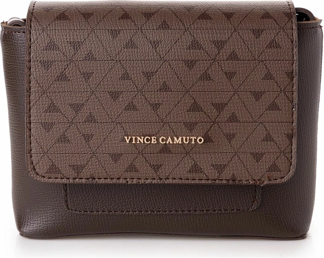 Çantë crossbody Vince Camuto, Matera, kafe me monogram