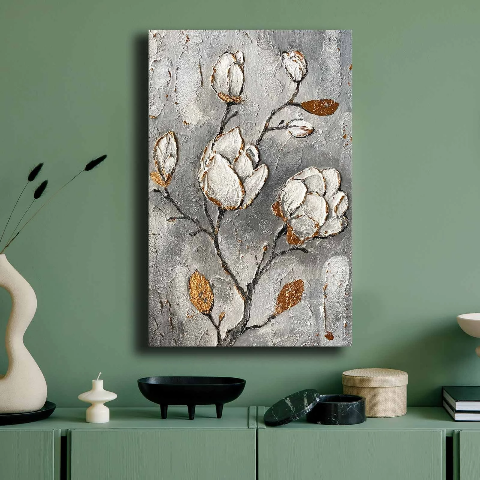 Pikturë dekorative në kanavacë, Wallity 4570GSC-017, shumëngjyrëshe, 45x70cm