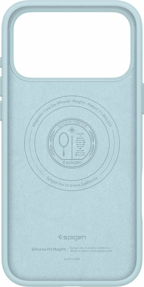Mbështjellës Spigen Silicone Fit MagSafe për iPhone 17 Pro Max, Blu