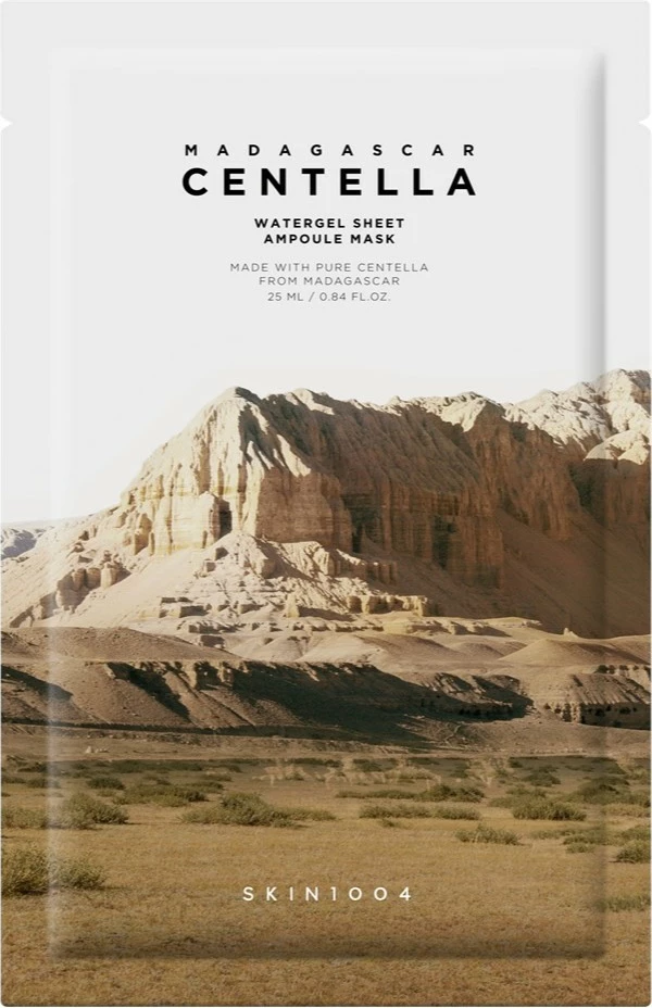 Maskë për fytyrë për femra SKIN1004 Madagascar Centella Watergel Sheet Ampoule Mask Hydrogel Sheet Mask, 25ml