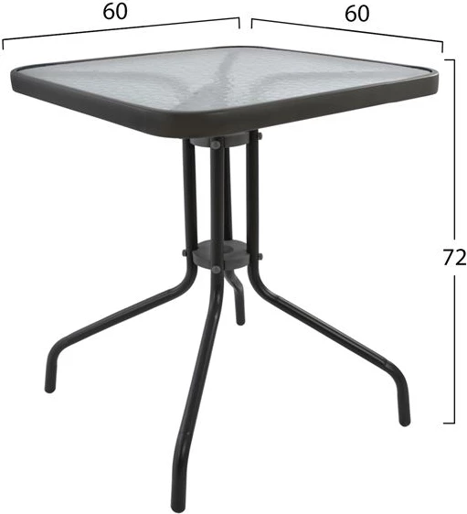 Set kopshti tavolinë & karrige FH5183.01, 3 pjesë, hiri