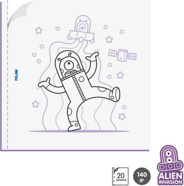 Milan Liber Per Ngjyrosje Alien Invasion 54218Gc06