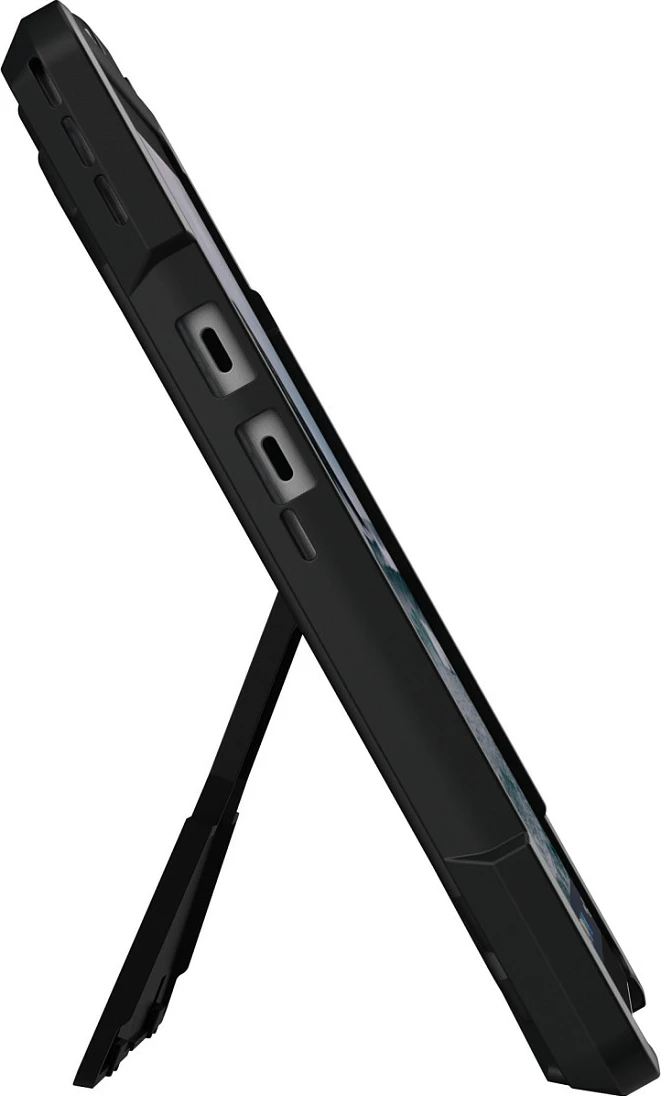 Mbështjellës rugged Urban Armor Gear Metropolis SE për Microsoft Surface Pro 9/10/11 13", me stand dhe pen loop, i zi