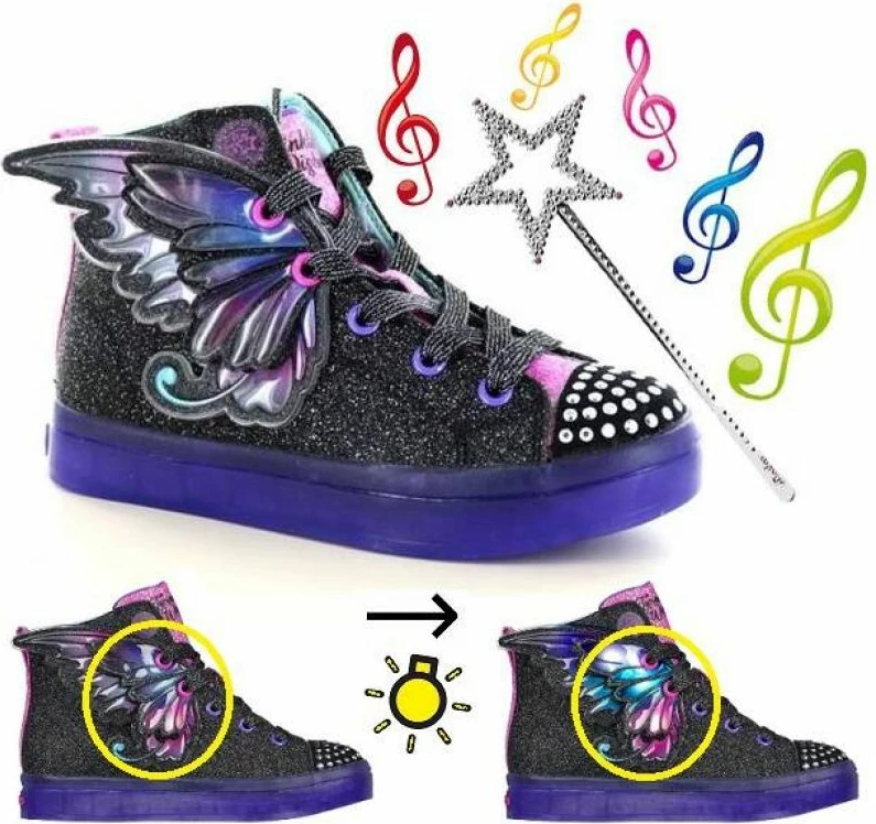 Atlete për fëmijë Skechers, shumëngjyrëshe