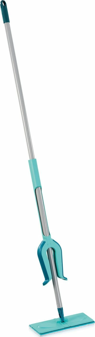 Mop i sheshtë Leifheit Picobello S 57023, 27 cm, mikrofibër, me shtrydhëse, me pad Micro Duo, jeshile