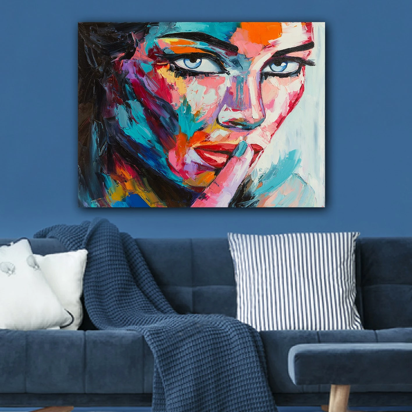 Pikturë dekorative në kanavacë, shumëngjyrëshe, Wallity, 70x100cm