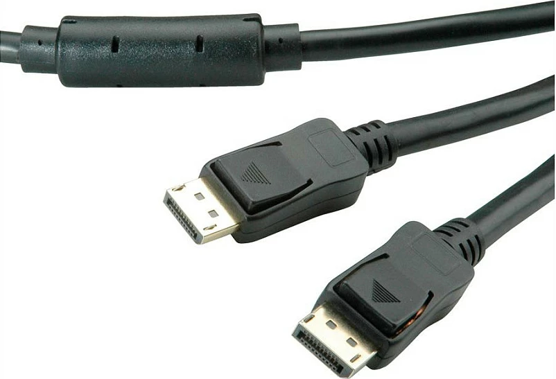 Kabëll DisplayPort VALUE DP 1.2 aktiv, 15m, 4K, i zi