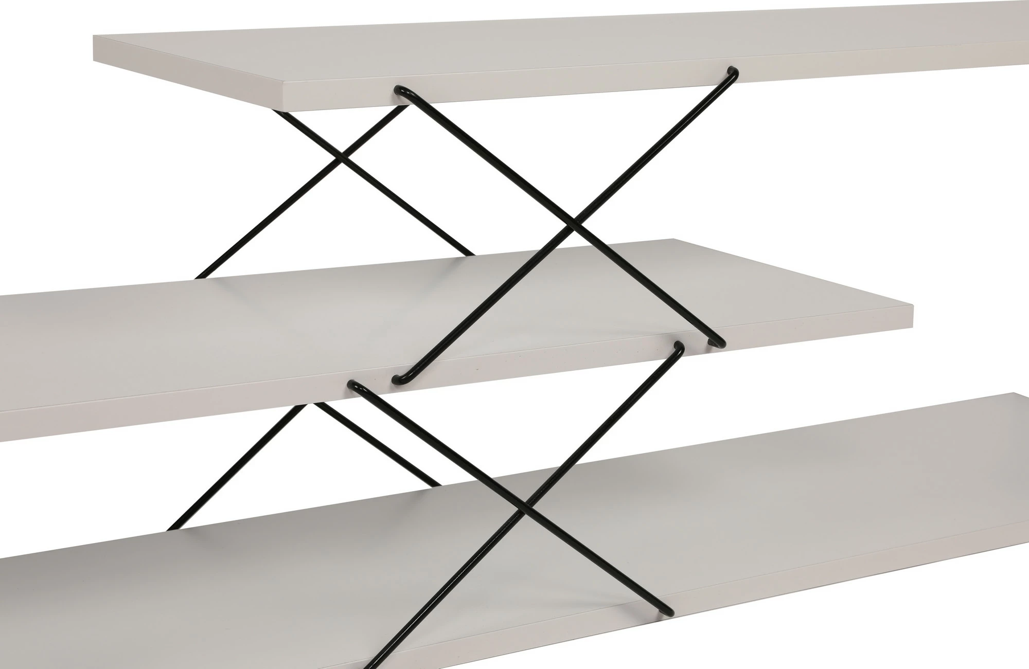 Komodë TV Hanah Home, Zigzag, e bardhë