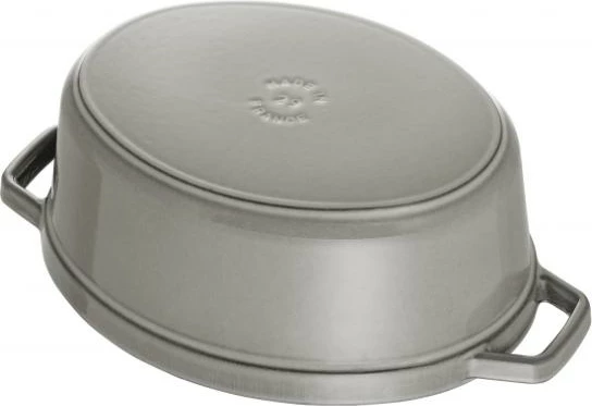 tenxhere gize Staub La Cocotte 27cm oval 40500-276-0, gri
