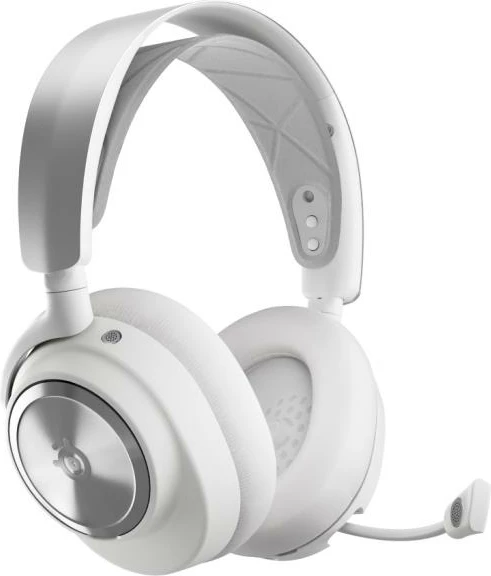 Kufje me mikrofon SteelSeries Arctis Nova Pro P 61526 wireless 10m, e bardhë