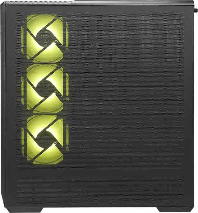 Kasë MSI MAG Pano 130R PZ Midi Tower ATX/Micro-ATX/Mini-ITX, 4 ventilatorë 120mm, pa PSU, e zezë