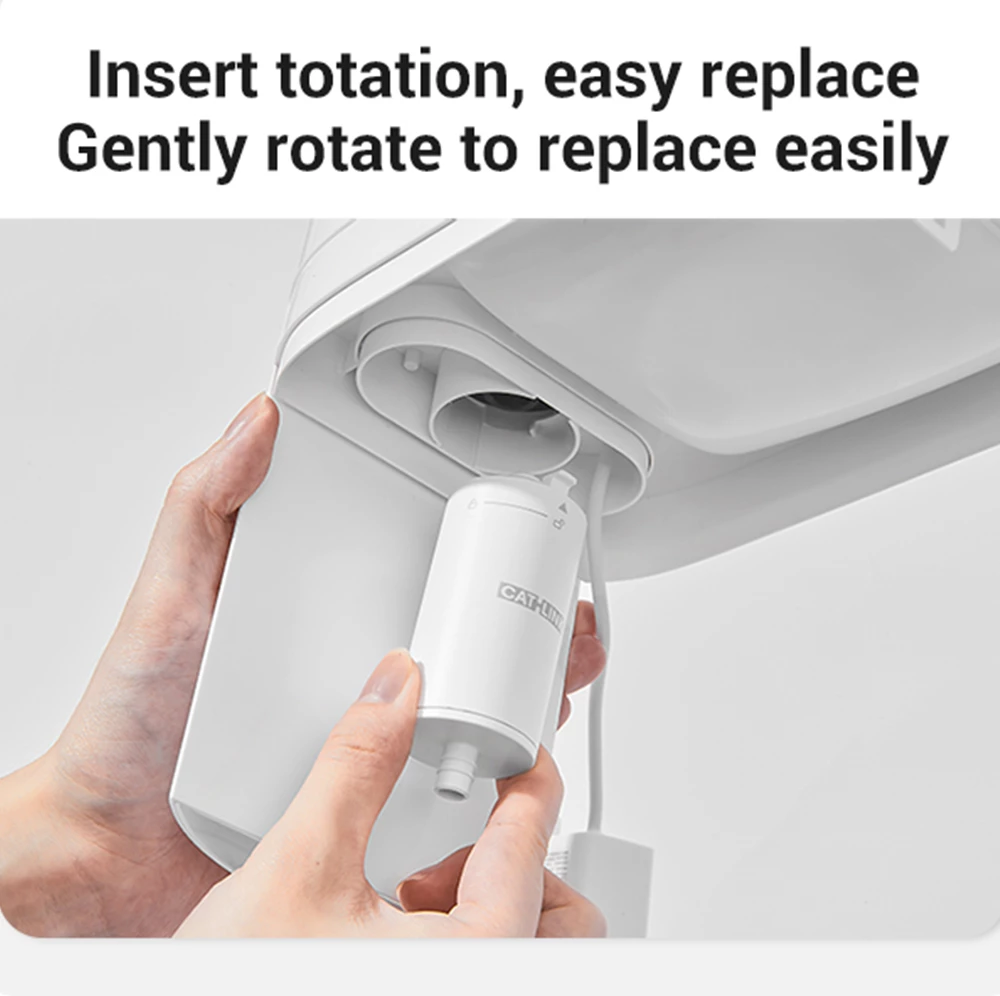 Fontanë uji smart Catlink Pure 3 WiFi, 2.3 L, bateri 5000 mAh, e bardhë