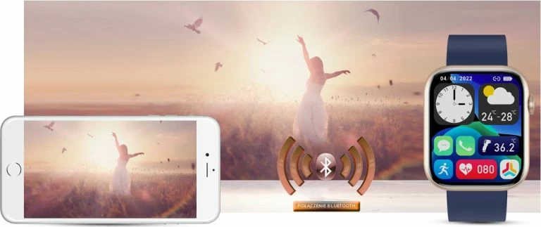 Smartwatch për femra Gravity, e zezë