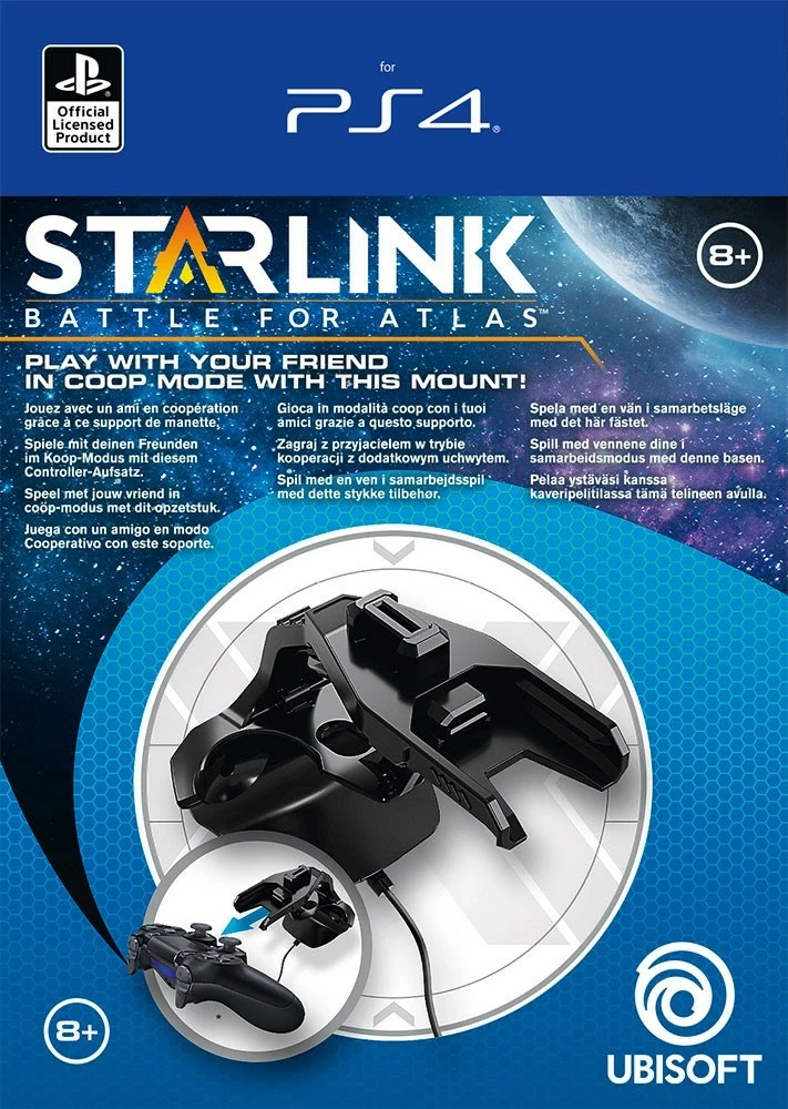 Set montimi kontrollori Ubisoft Starlink: Battle for Atlas Mount Co-op Pack për PS4, i zi