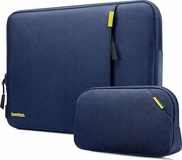 Çantë sleeve për laptop Tomtoc A13-E11G, 16\" (MacBook Pro) / 15.3\" (MacBook Air), me pouch aksesorësh, navy blue