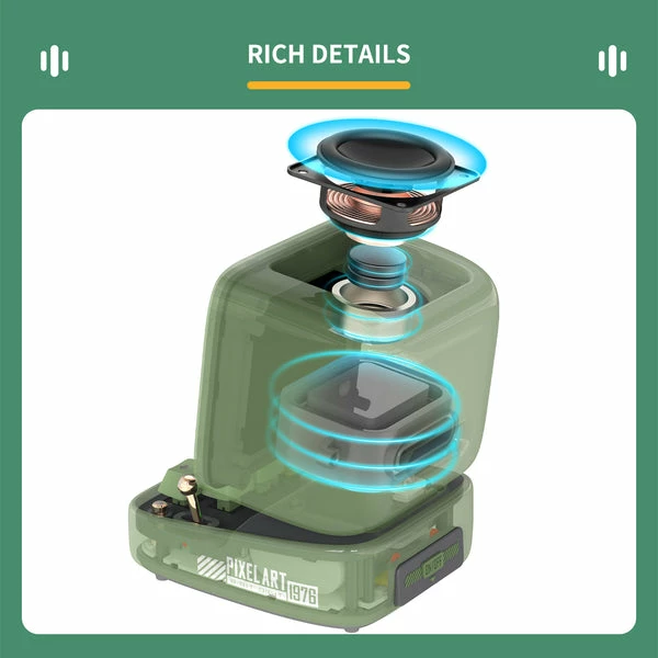 Mikrofon & Altoparalant DIVOOM DitooMic (Gjelbërt)