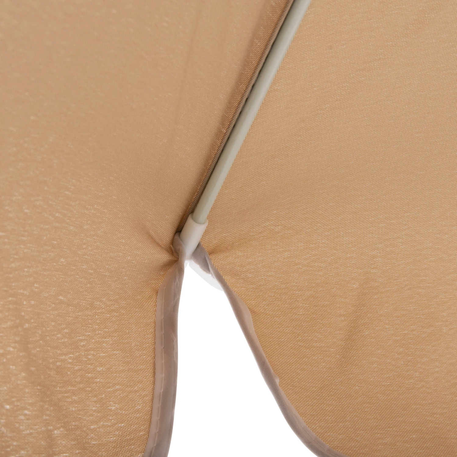 Çadër plazhi me 8 fije fiberglasi 2.00m FH6015.04 ngjyrë moka-shtyllë e bardhë