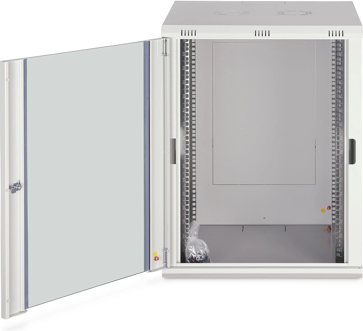 Kasë rrjeti Digitus Dynamic Basic 16U 600x600mm, xham, gri