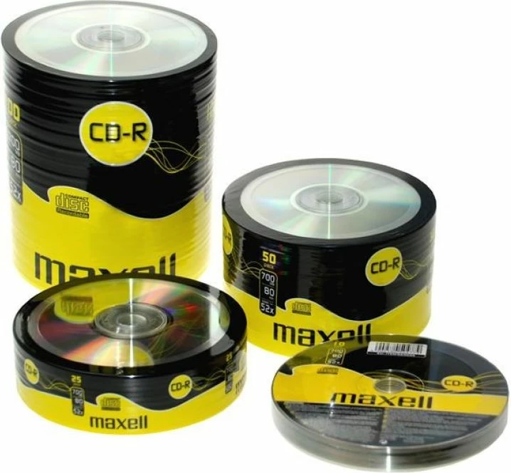 CD-R Maxell 700 MB 52x, 50 copë