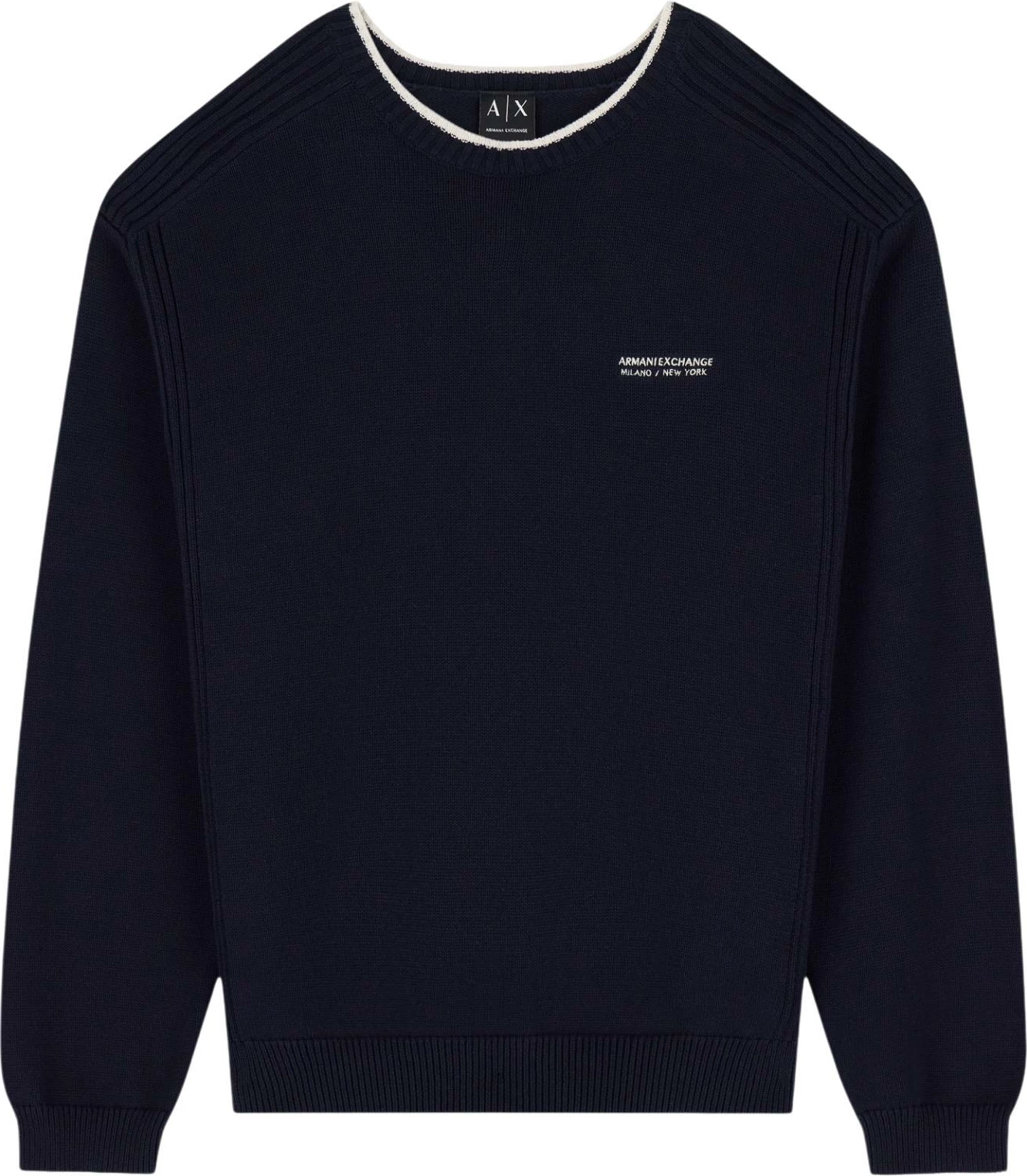 Xhemper për meshkuj Armani Exchange XM003009 AF28775, i kaltër [Madhësia: L]